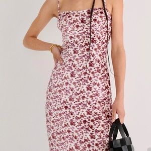 NWT J.Crew Velvet bustier midi dress in Windsor floral